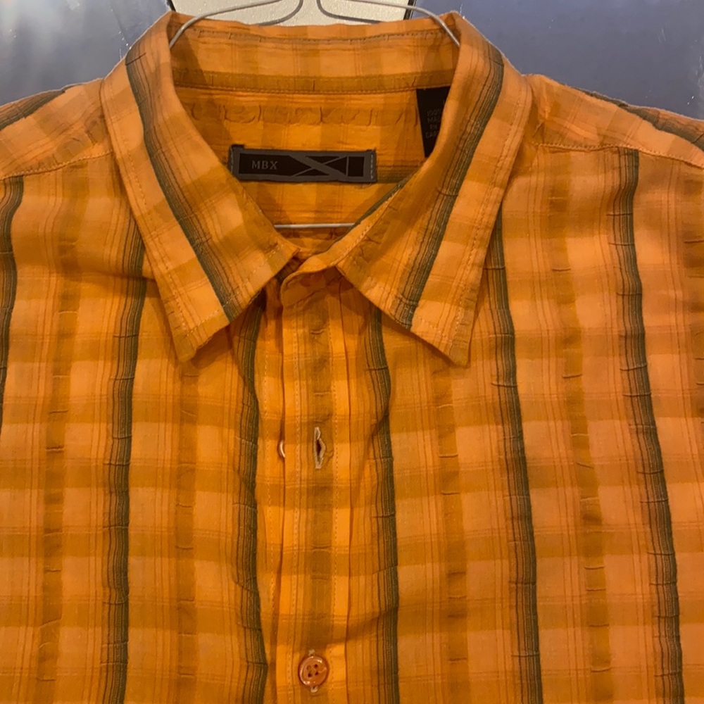 Orange MBX Cotton crepe paper short sleeve 🔥